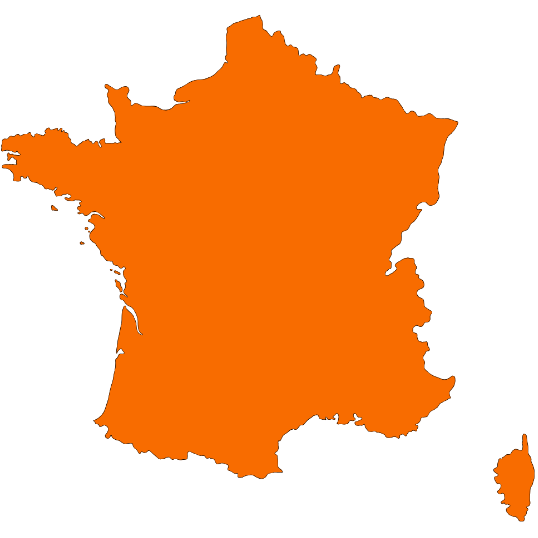 Carte de la france loomastudio